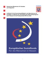 Leitfaden für die Zuwendungsfähigkeit und Abrechnung von Ausgaben im Rahmen der Umsetzung der ESF-Förderprogramme in Hessen für die Förderperiode 2014 bis 2020