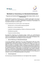 Merkblatt zur Anwendung von Standardeinheitskosten Förderprogramme des HMWEVW