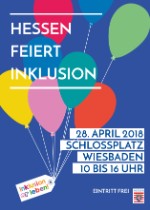 Flyer Inklusionsfest Wiesbaden 28.4.2018