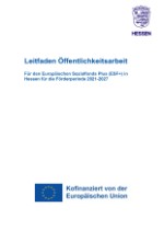 Leitfaden Öffentlichkeitsarbeit 2021-2027