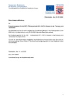 Beschluss zur Genehmigung des Evaluierungsplanes für die ESF+ Förderperiode 2021-2027 in Hessen in der Fassung vom 12.05.2022