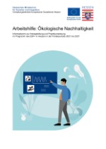 Arbeitshilfe zur ökologischen Nachhaltigkeit