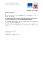 Verkündung des Beschlusses des ESF-Begleitausschusses der Förderperiode 2021-2027 vom 22.03.2024