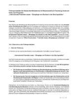 Fördergrundsätze Internationale Potenziale nutzen 2025