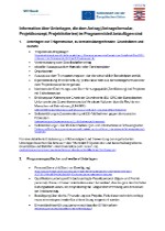 Informationsblatt IdeA 2025 - Notwendige Unterlagen bei Antragstellung 