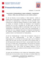 Pressemeldung des HMSI zum 3. Bericht zur Teilzeitausbildung in Hessen