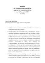Beschluss der WMK aufgrund der ACK am 26.11.2025 in Berlin (Nov. 2025)