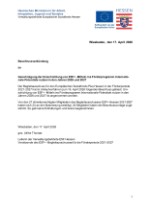 Verkündung des Beschlusses des Begleitausschusses ESF+ Hessen 2021-2027