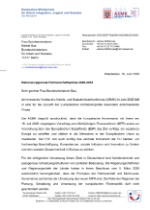 Schreiben der Vorsitzenden der ASMK an die Bundesministerinnen Katherina Reiche und Bärbel Bas (Juni 2026)