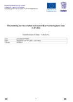Finanzielle und materielle Daten 31.07.2026